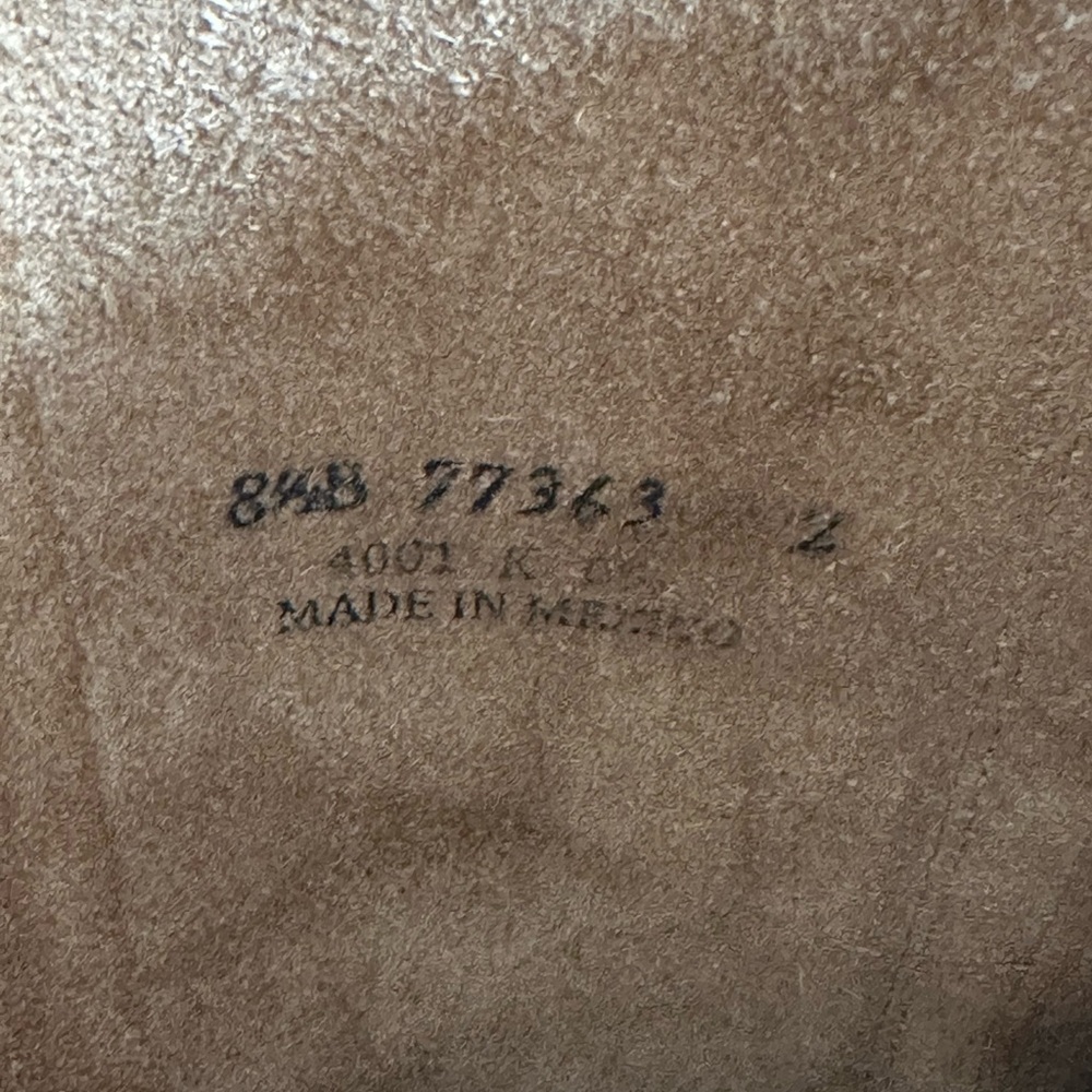 Frye Women’s Cowboy Tan Leather Knee-High Boots Size 8.5 - Picture 8 of 8